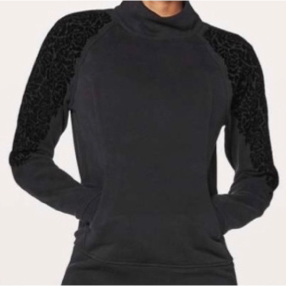 Lululemon Floral Flock Pullover Sweatshirt  🖤 - Picture 3 of 11